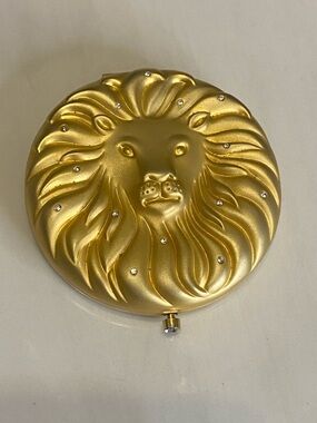 Vintage Estée Lauder Golden Leo Lion Compact